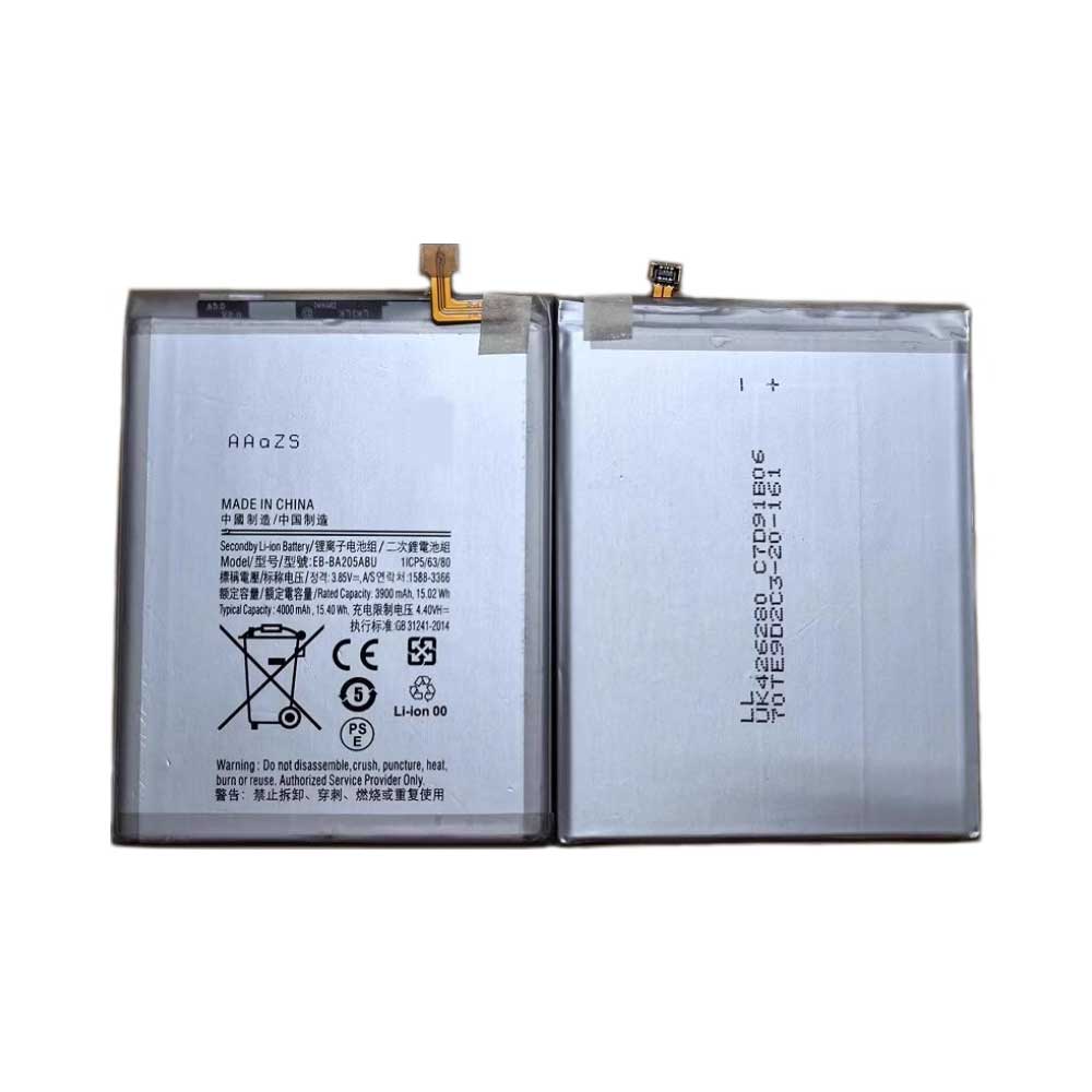 3.85V 3900mAh EB-BA205ABU Smartphone Battery for Samsung EB-BA205ABU