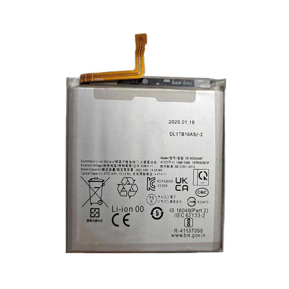3.88V 4000mAh EB-BS922ABY Smartphone Battery for Samsung S24