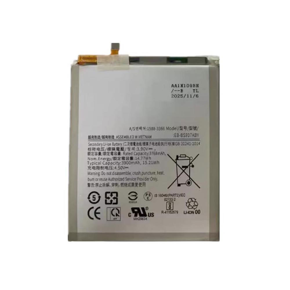 3.9V 3900mAh EB-BS937ABY Smartphone Battery for Samsung Galaxy S25 Edge SM-S937U1