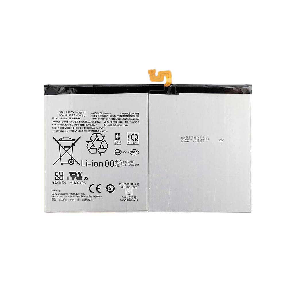3.86V 9800mAh EB-BX818ABY Tablet Battery for Samsung Galaxy Tab S9 Plus Wi-fi X810/5G X816