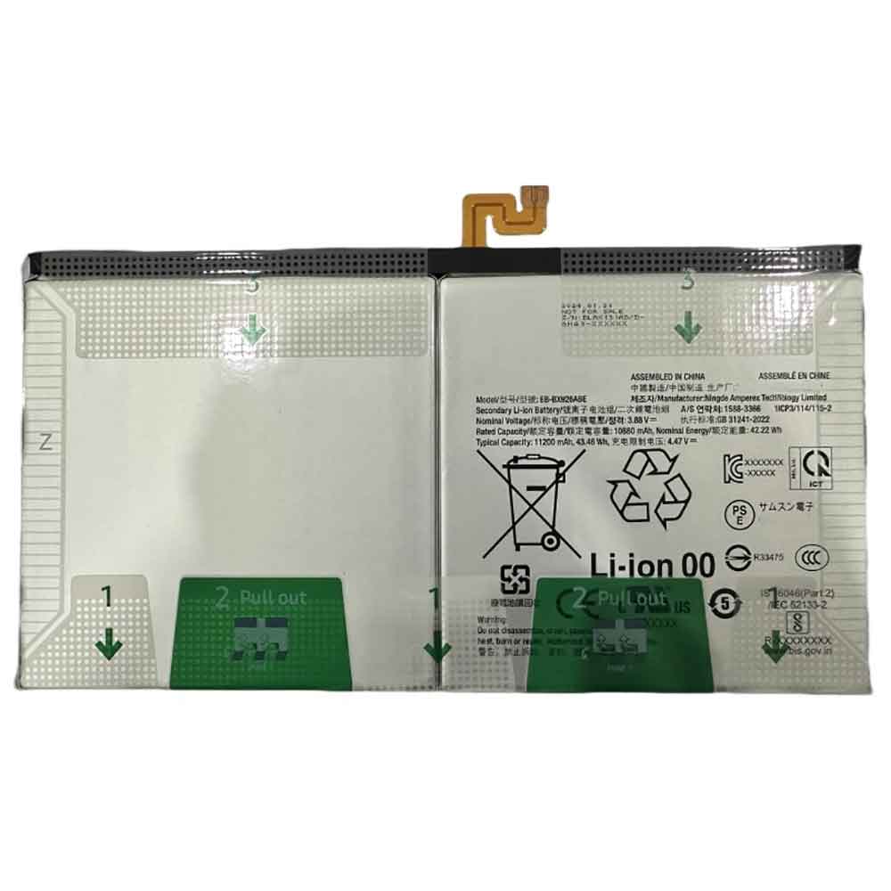 3.88V 11200mAh EB-BX926ABE Tablet Battery for Samsung EB-BX926ABE