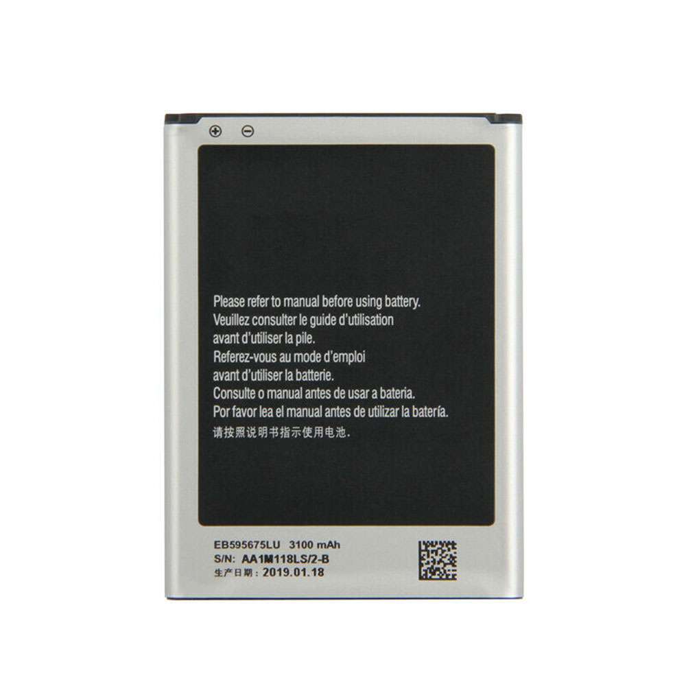 3.8V/4.35V 3100mAh/11.78WH EB595675LU Smartphone Battery for Samsung N7100 Galaxy Note2 N719 N7108d