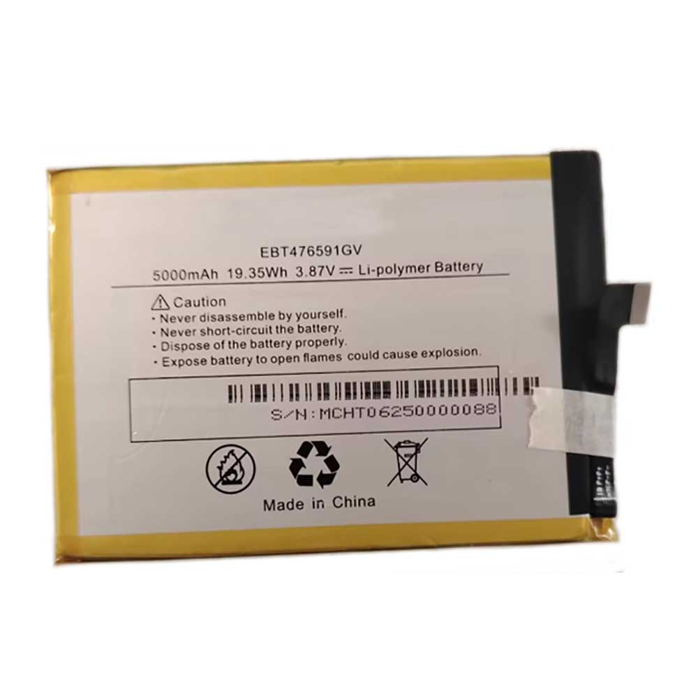 3.87V 5000mAh/19.35Wh EBT476591GV Smartphone Battery for Dialn EBT476591GV