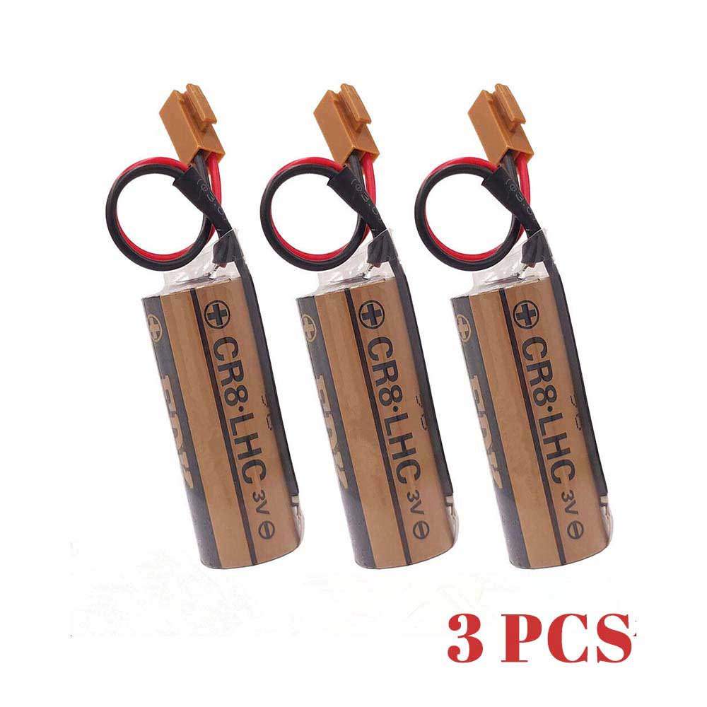 3V 2600mAh CR8.LHC PLC Battery for FDK A98L-0031-0012 A02B-0200-K102