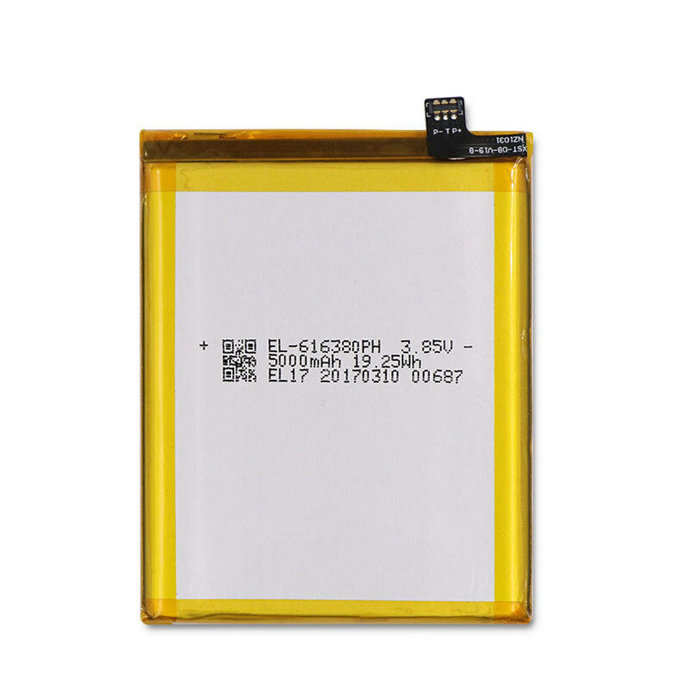 3.85V 5000mAh/19.25WH EL-616380PH Smartphone Battery for Nomu LMCV1 S30
