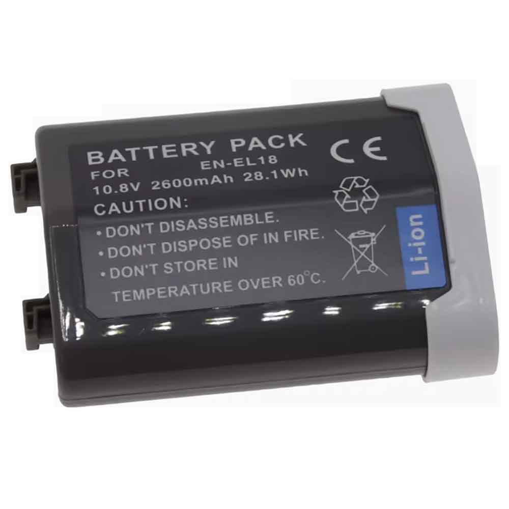 10.8V 2600mAh EN-EL18 Camera Battery for Nikon D4 D5 D4S D6