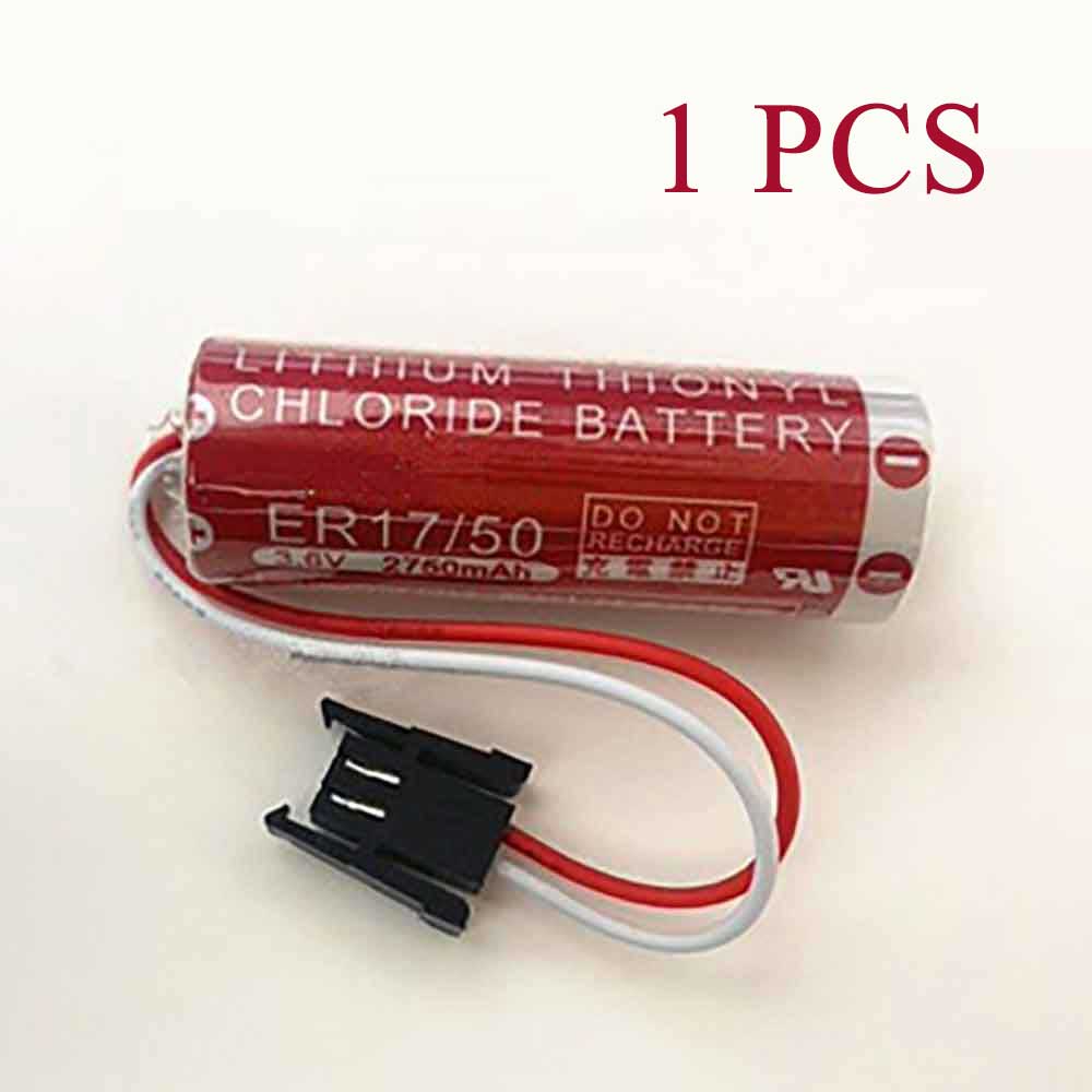 3.6V 2750mAh Maxell ER17/50 with Black Plug Replacement Battery