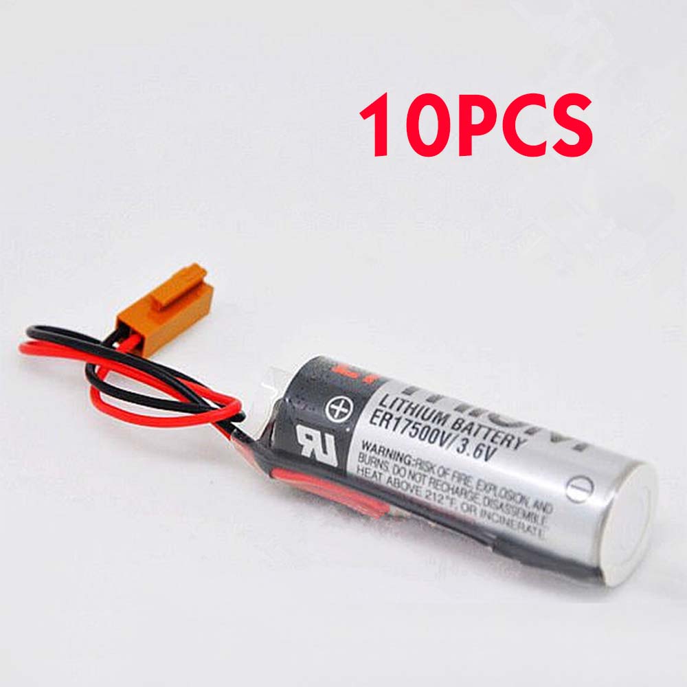 3.6V 2700mah ER17500V PLC Battery for Toshiba ER17/50 CS1W-

BAT01 PLC Brown Plug(10PCS)