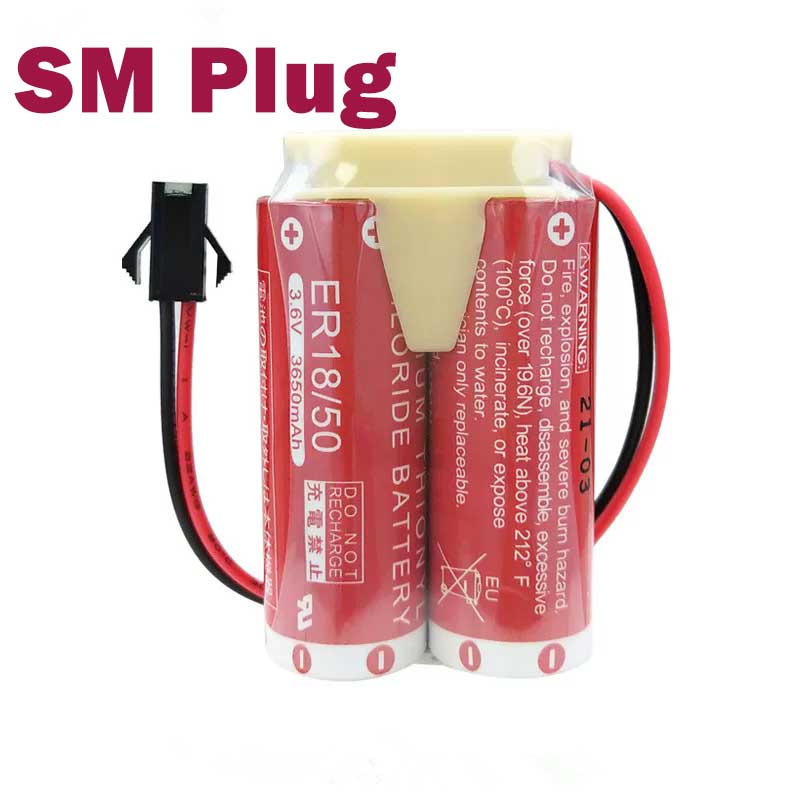 3.6V 3650mAh ER18/50 PLC Battery for Maxell MZ07 MZ03
