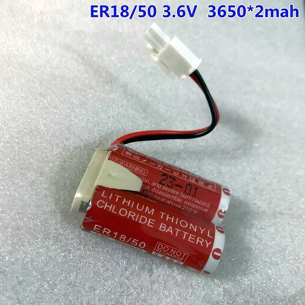 3.6V 3650mAh ER18/50 PLC Battery for Maxell ER18/50
