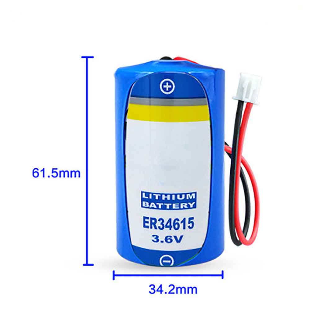 3.6V 19000mAh ER34615 PLC Battery for Lisun ER34615 with Plug