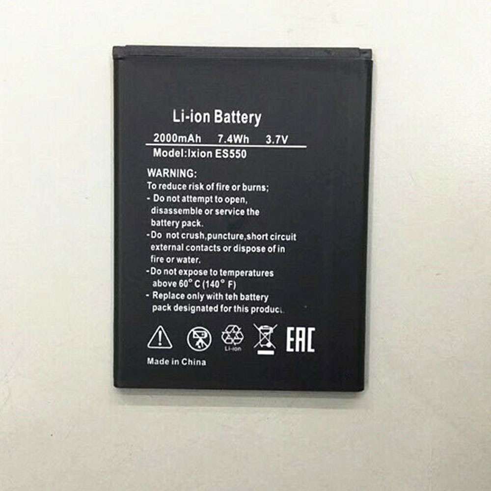 3.7V 2000mAh/7.4WH ES550 Smartphone Battery for DEXP Ixion ES550