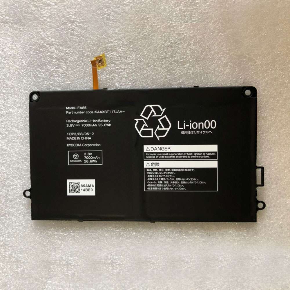 Kyocera FA85 5AAXBT117JAA battery