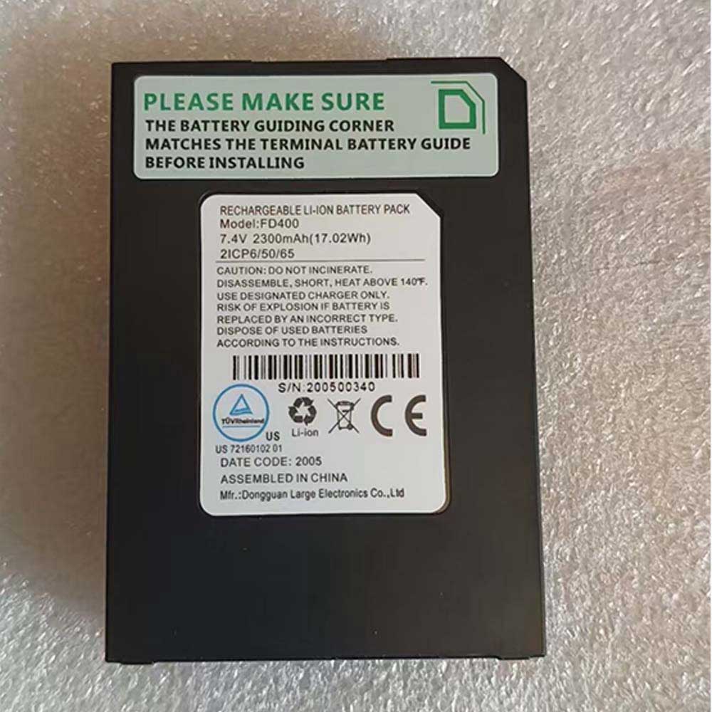 7.4V 2300mAh FD-400 POS Terminals & Machines for FirstData FD400GT FD-400Gt FD-400GW FD400TI