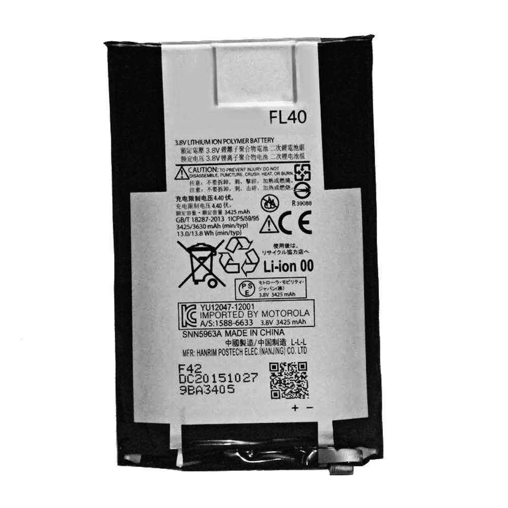 3.8V  3630mAh FL40 Smartphone Battery for Motorola Droid Maxx 2 XT1565