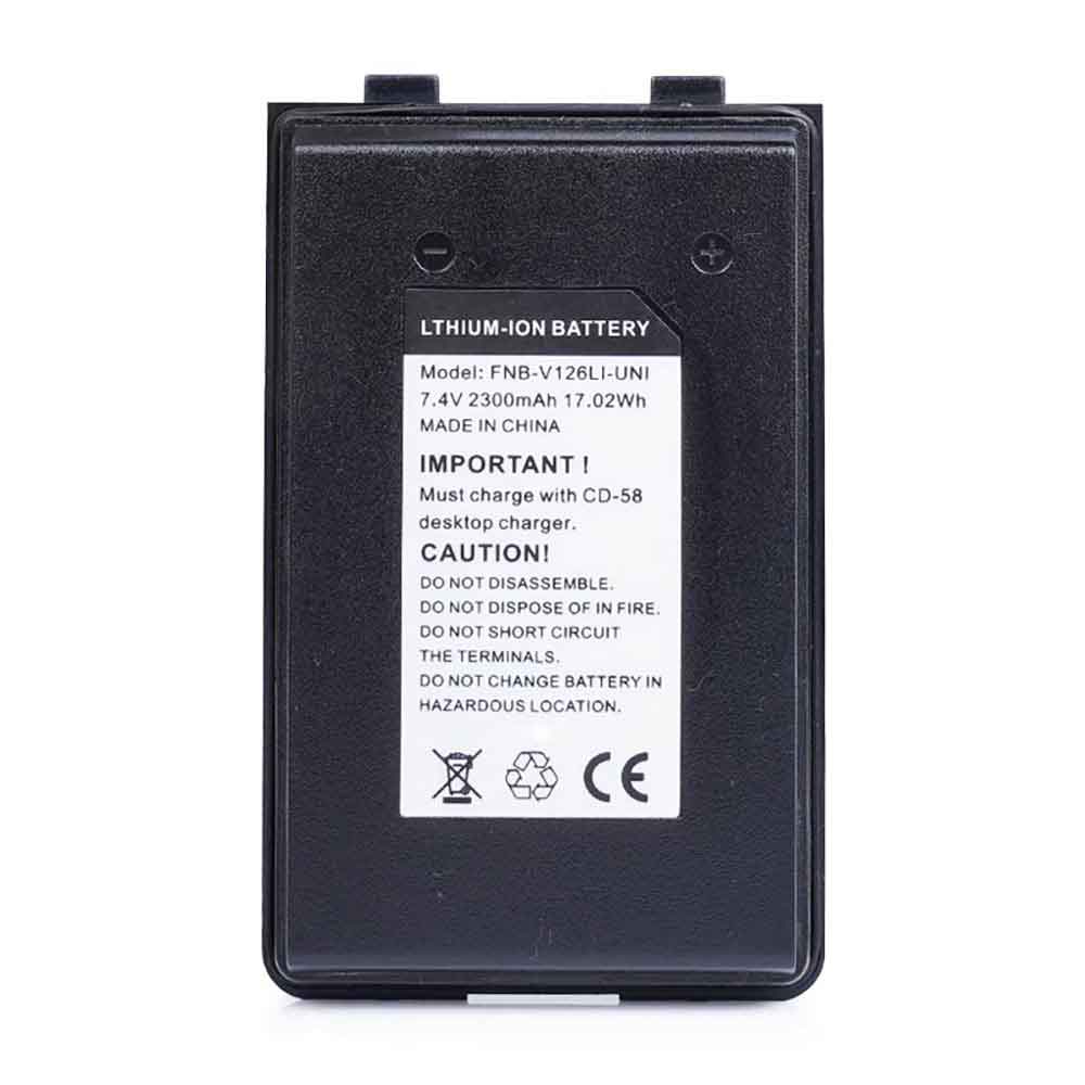 7.4V 2300mAh FNB-V126LI-UNI Radio Communication Battery for Vertex Standard VX-160 VX-180 VX-414