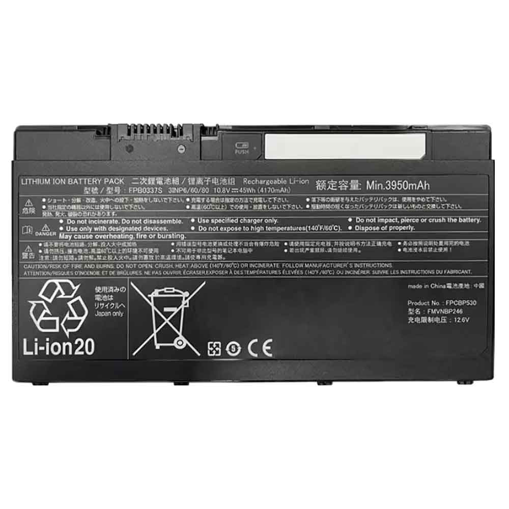 10.8V 4170mAh FPB0337S Laptop Battery for Fujitsu Lifebook U727 P727
