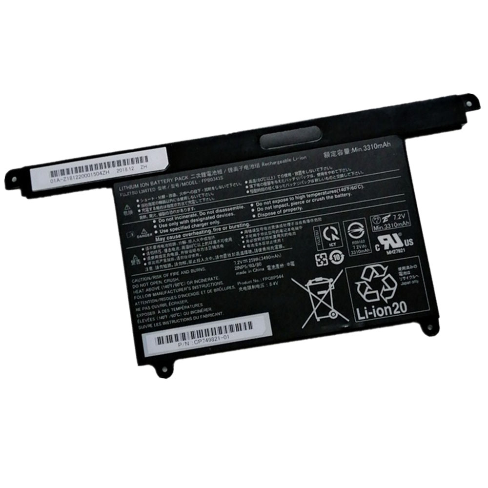 7.2V 3310mAh/25WH FPB0343S Laptop Battery for Fujitsu UH-X