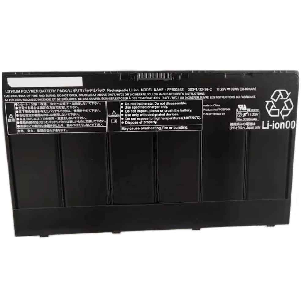 11.25V 3140mAh FPB0346S Laptop Battery for Fujitsu FPB0346S FPCBP564 CP754603-01 DR