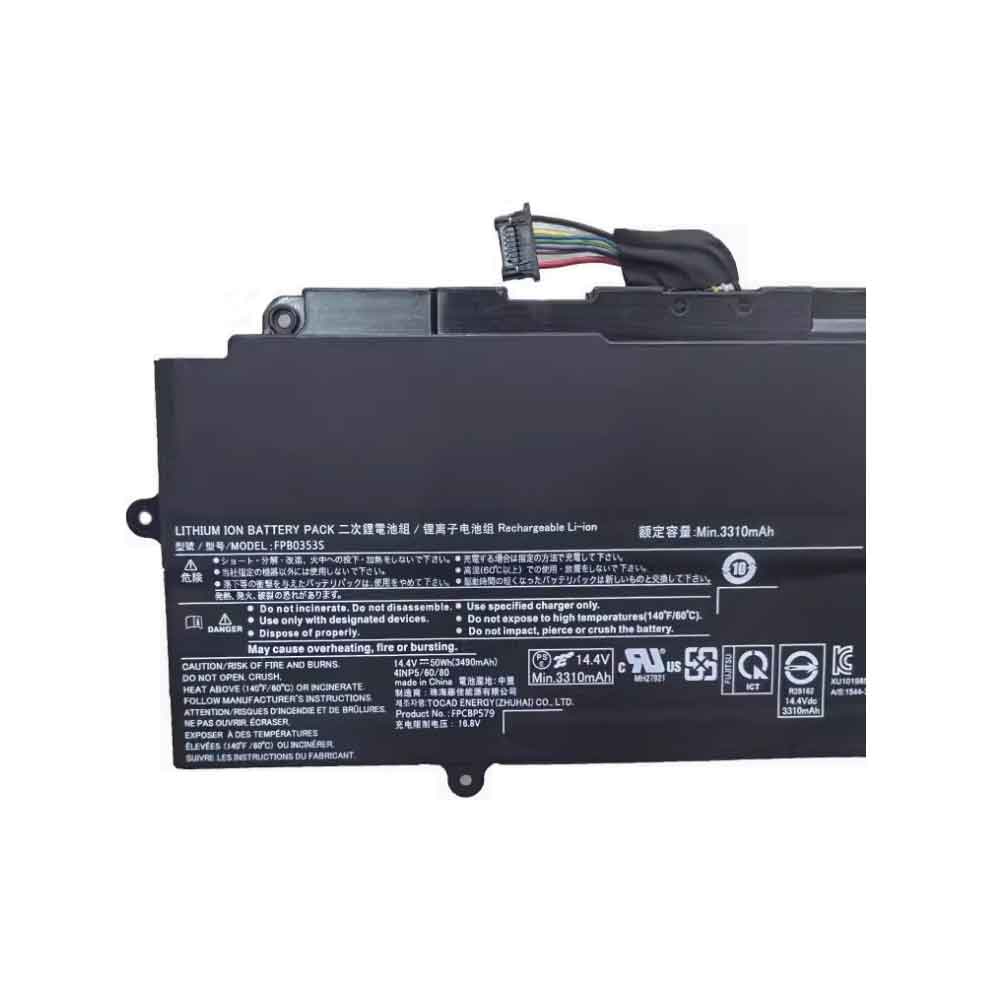 Fujitsu FPCBP579 FPB0352S battery