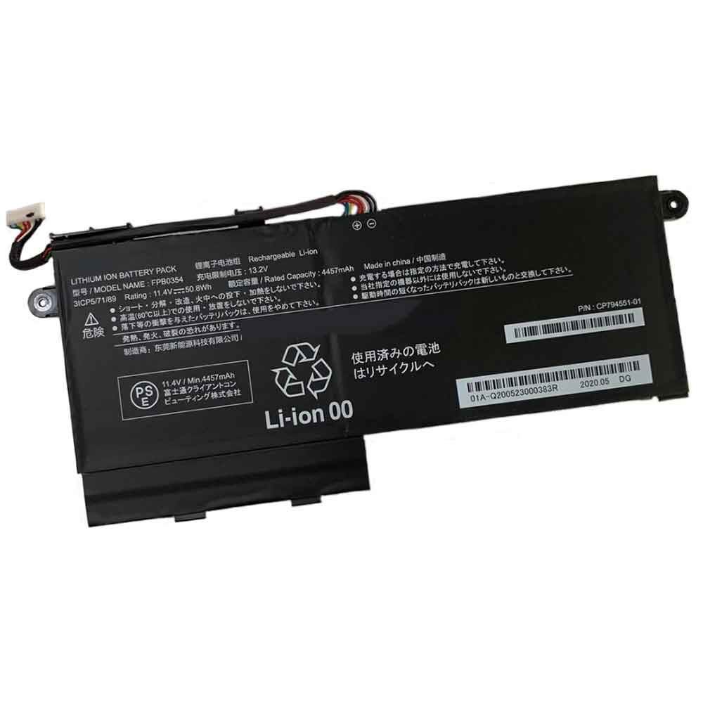 11.4V 4457mAh FPB0354 Laptop Battery for Fujitsu CP794551-01 FPB0354
