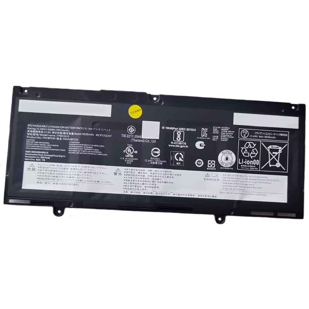 15.44V 3915mAh FPB0363S Laptop Battery for Fujitsu LifeBook U7312 U7412 E4412 E5412A E5412