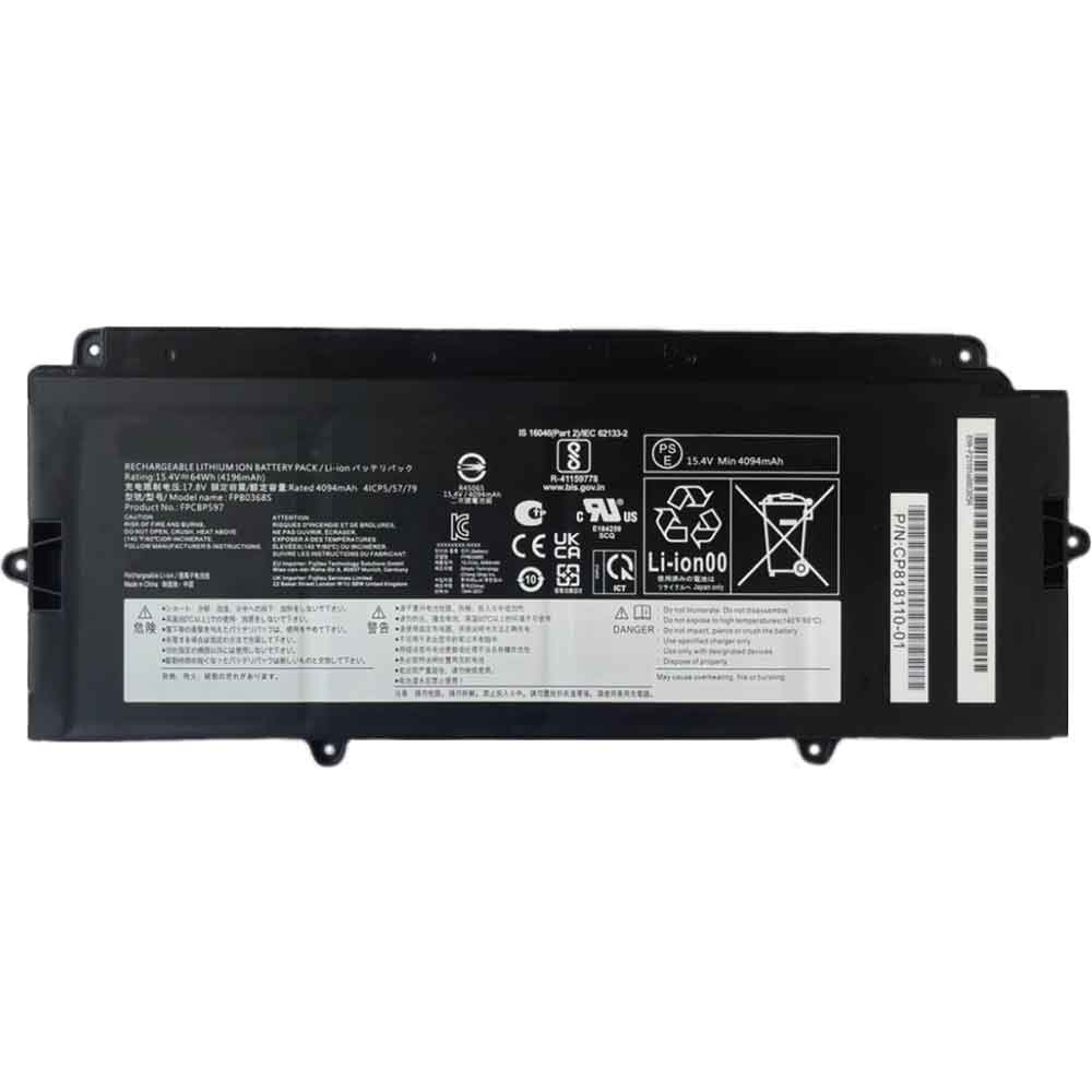 15.4V 4196mAh FPCBP597 Laptop Battery for Fujitsu FPB0368S