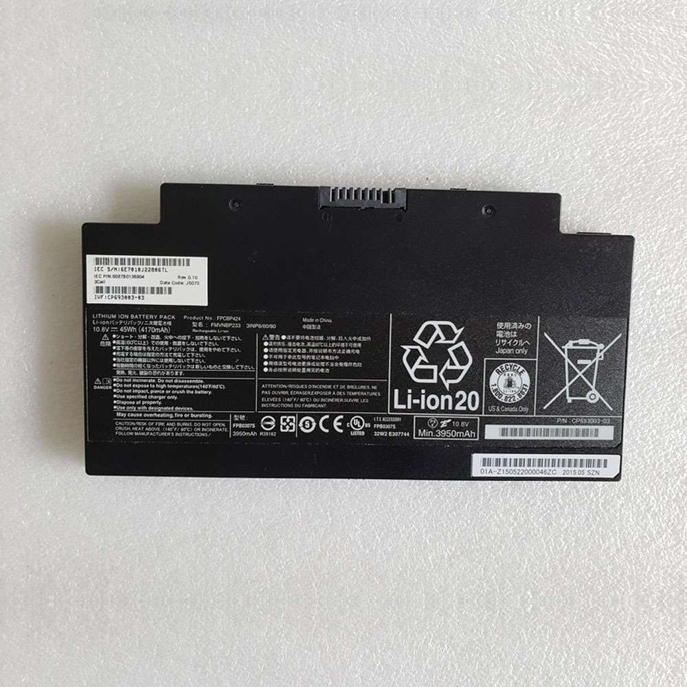 10.8V 45Wh/4170mAh FUJITSU AH77/S/M AH556 FMVNBP233 Series Replacement Battery