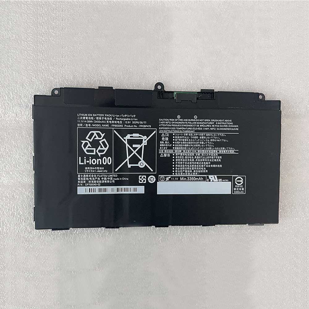 11.1V 3450mAh FPCBP479 Laptop Battery for Fujitsu Stylistic Q665 Q739 Q738 Q616