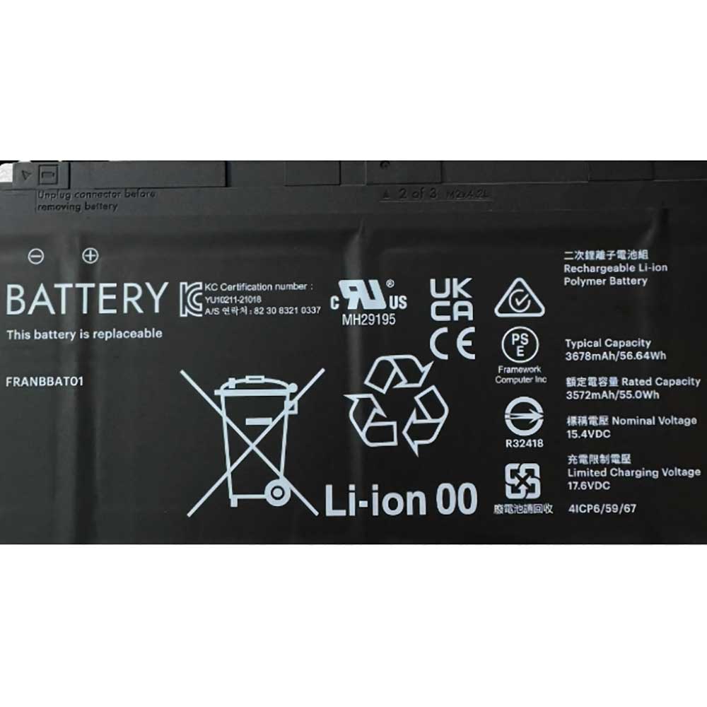 Framework Laptop 13 battery