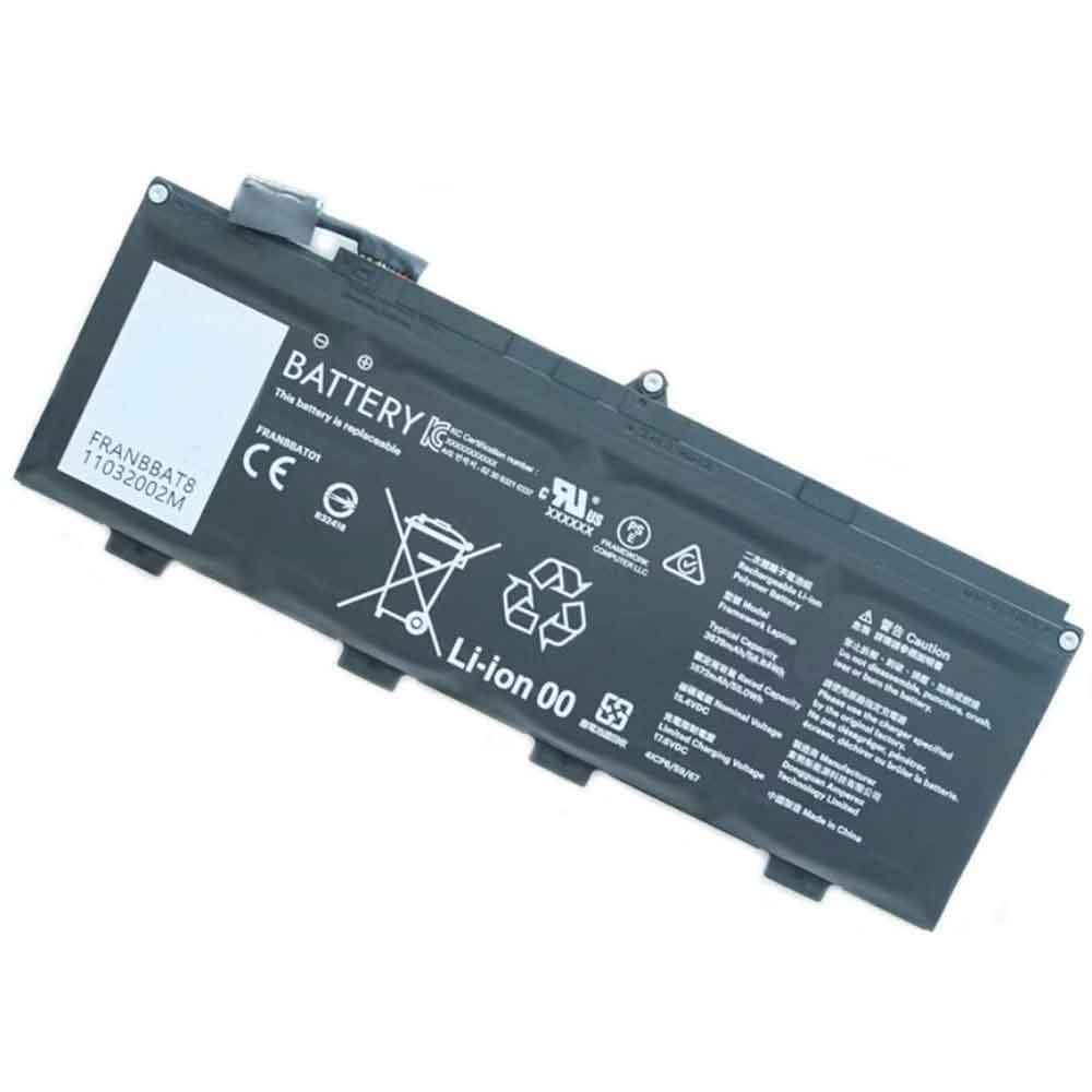 15.4V 3572mAh FRANBBAT8 Laptop Battery for Dell Franbbato1 110320034