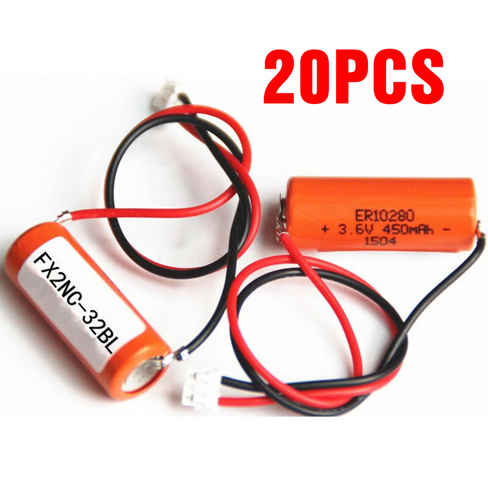 FX2NC-32BL 500mAh Replacement battery for Mitsubishi ER10280 FX2NC-32BL