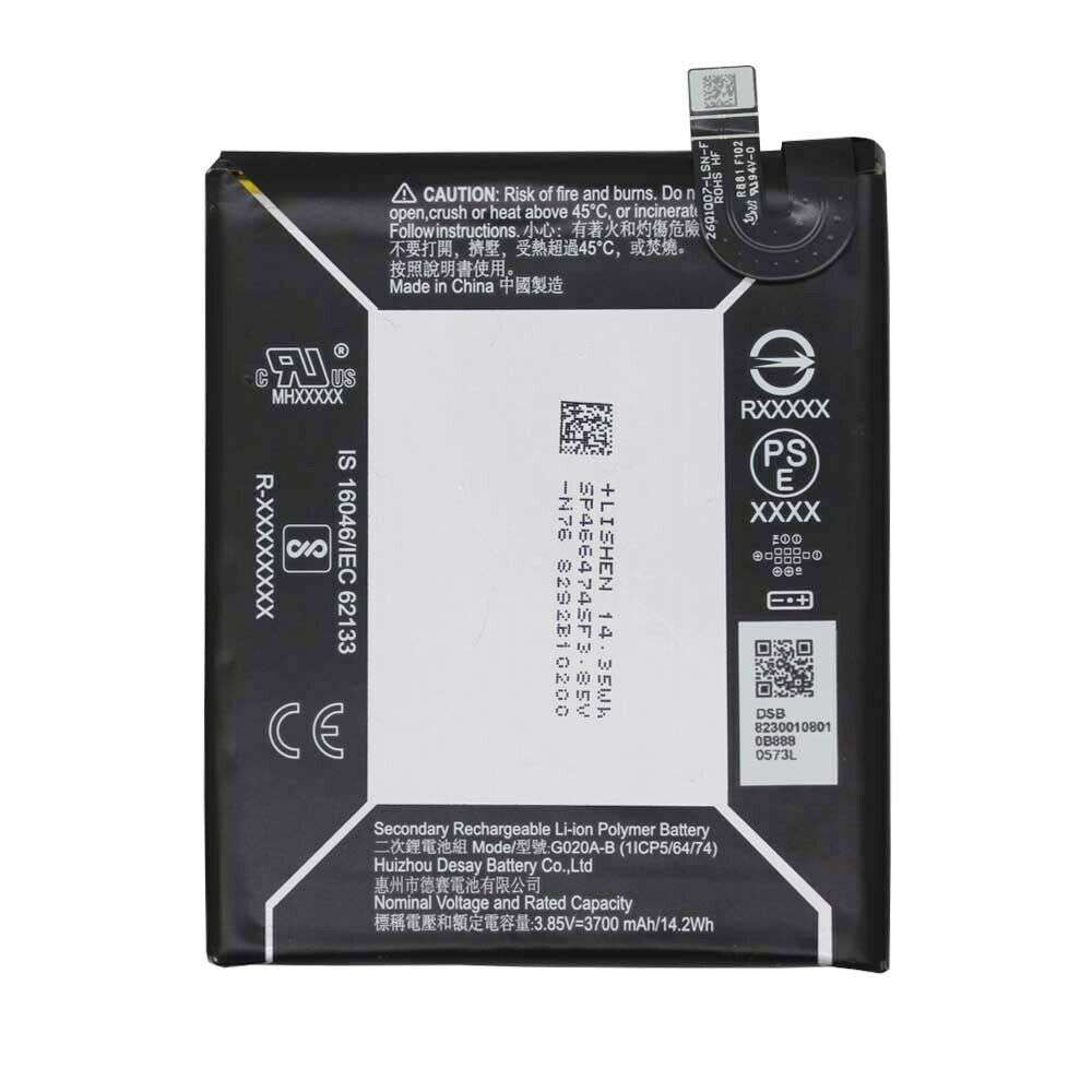3.85V 3700mAh/14.2WH Google Pixel 3A XL G020B G020C G020G Replacement Battery