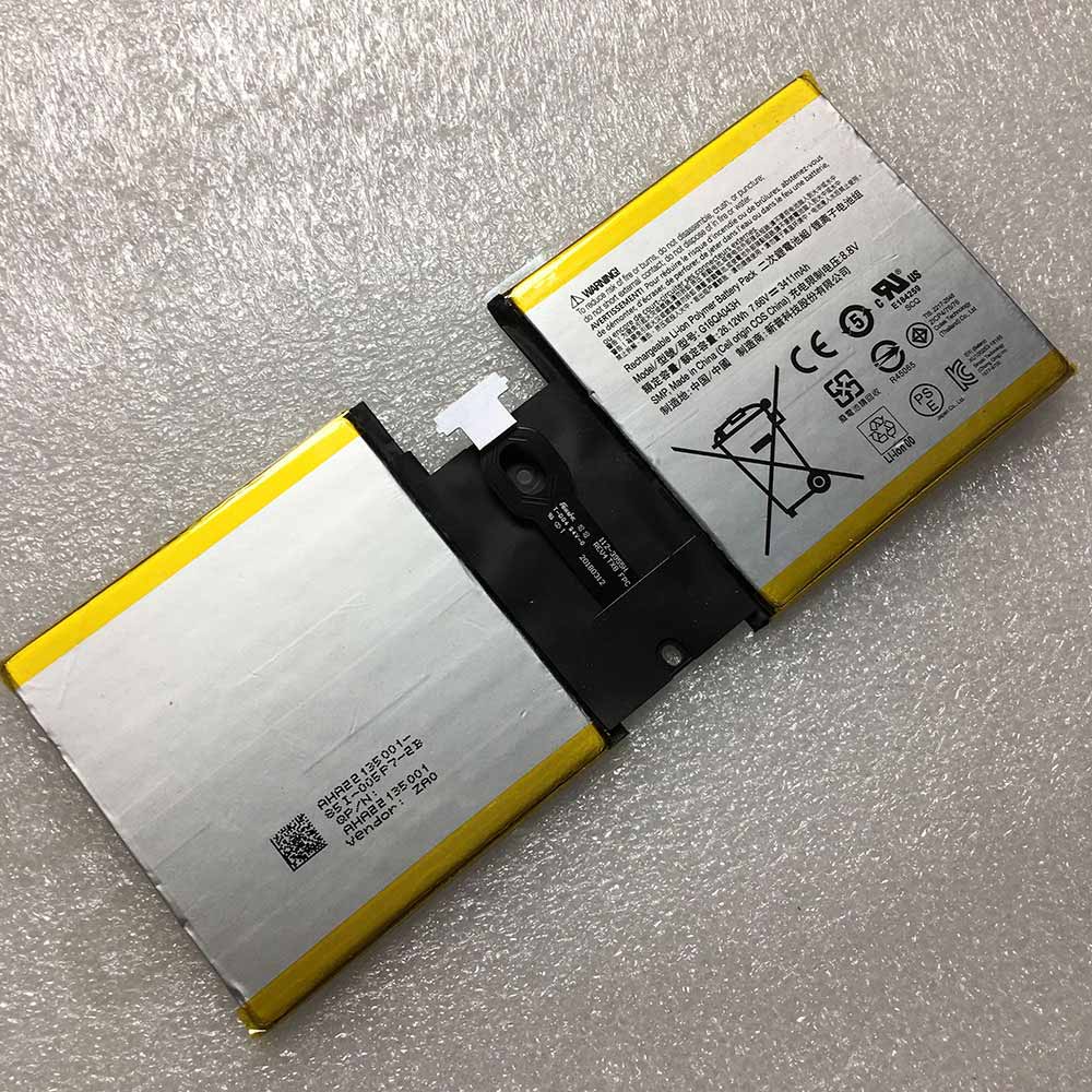 7.66V 3411mAh / 26.12Wh G16QA043H Tablet Battery for Microsoft Surface Go 4415Y Series