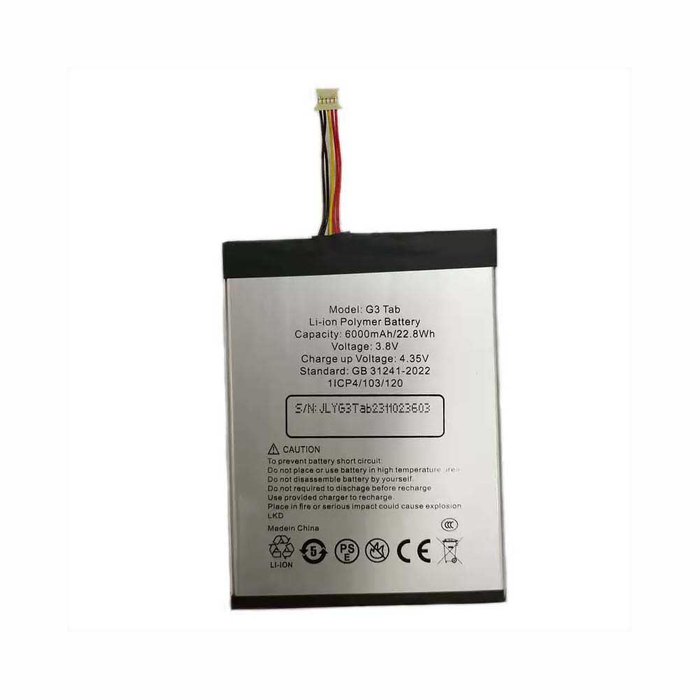 3.8V 6000mAh G3-Tab Tablet Battery for Umidigi G3 Tab