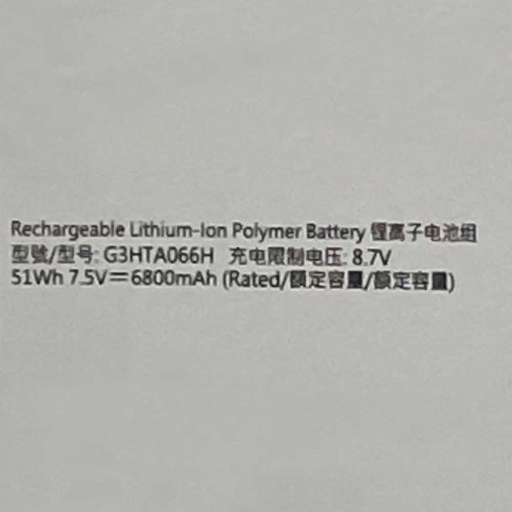 Microsoft G3HTA066H battery