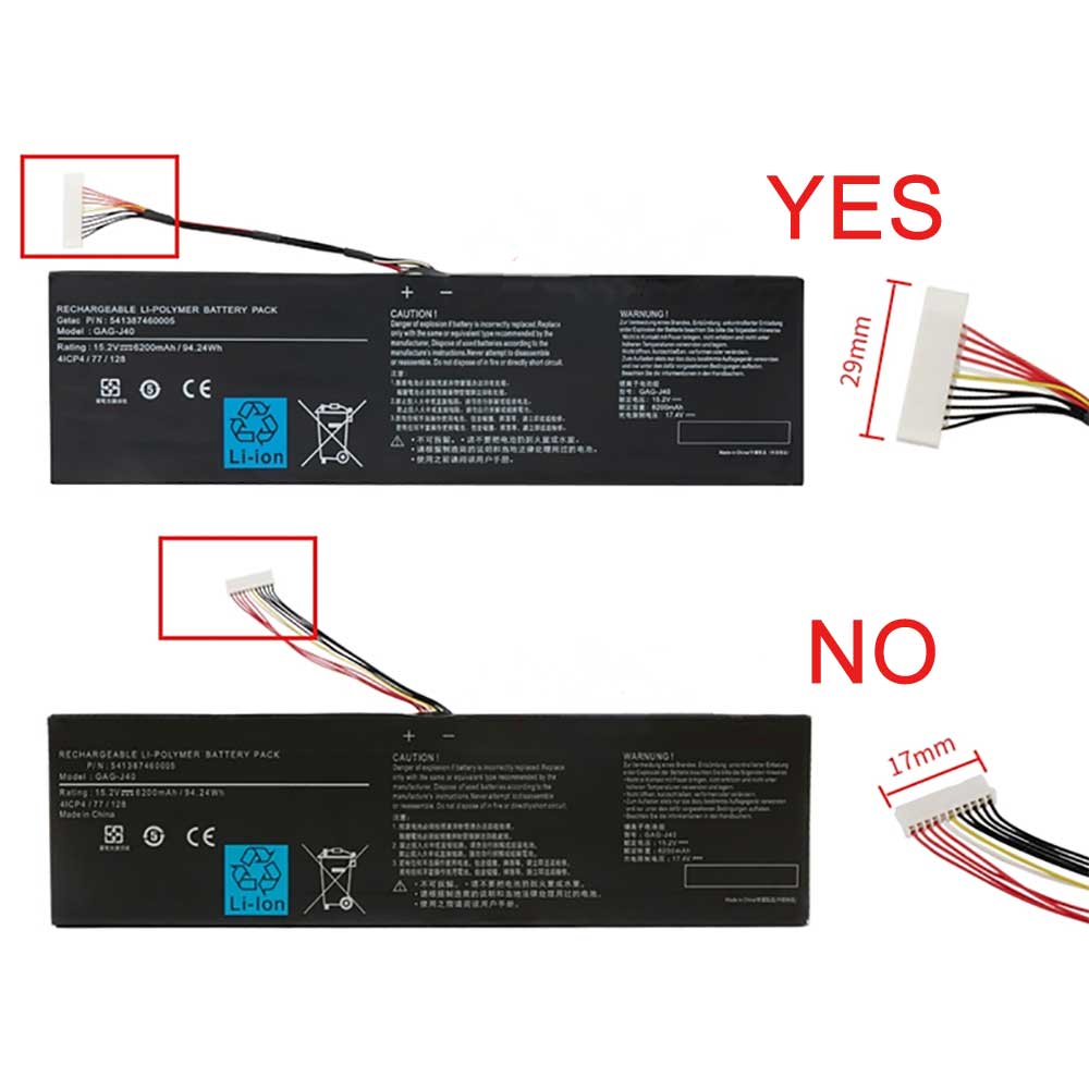 Gigabyte Aero 14 15 14-W-CF2 14-P64WV6 541387460003 battery