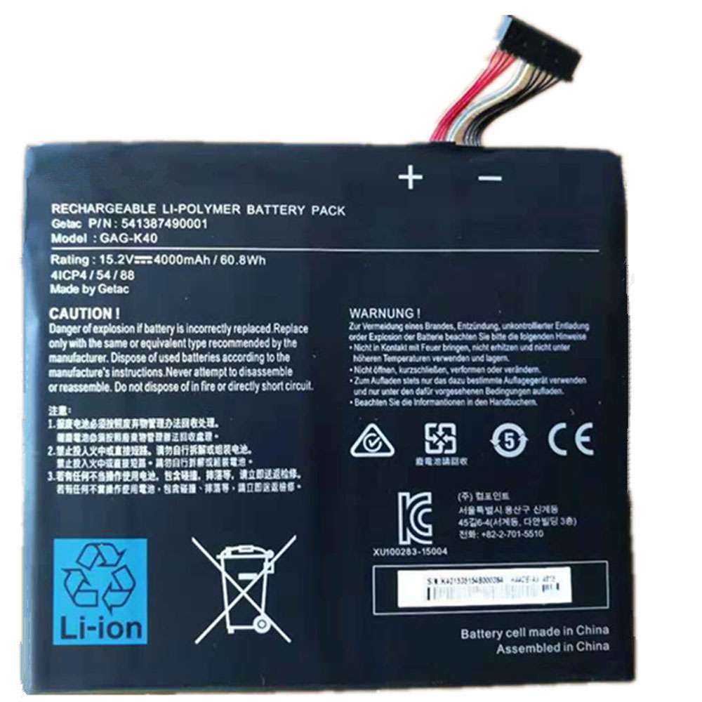 15.2V 4000mAh Getac G-Style Series Replacement Battery