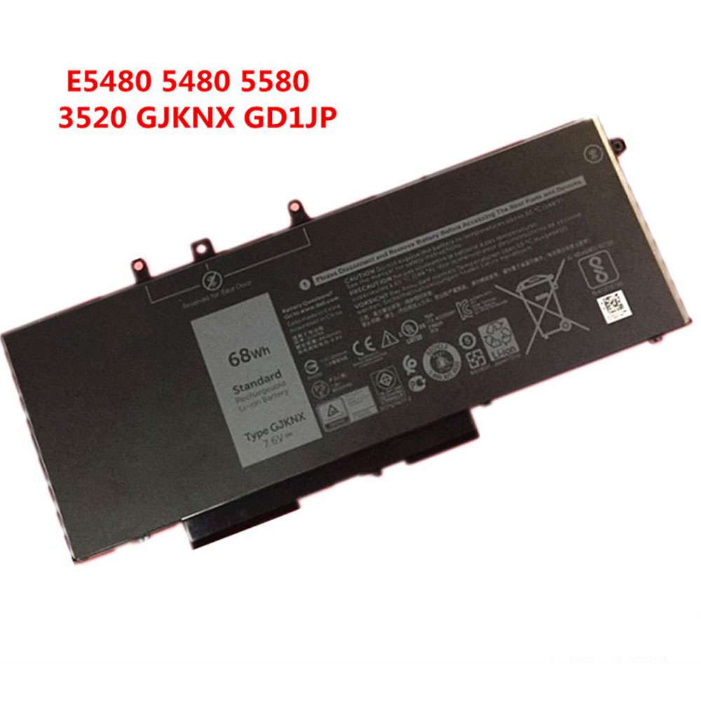 7.6V 68Wh/8500mAh DV9NT Laptop Battery for Dell LATITUDE 15 3520 E5480 5480 5580 3520