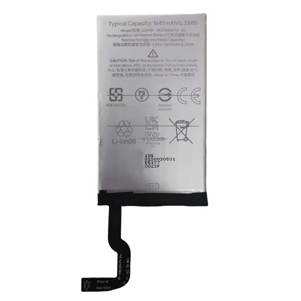 3.85V 1645mAh GDHB7 Smartphone Battery for Google GDHB7