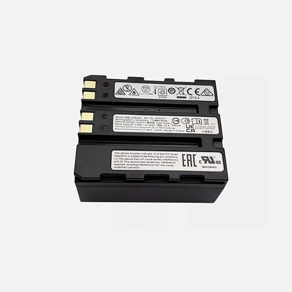 10.8V 6900mAh GEB364 Test Equipment Battery for Leica TZ05/08/12 954519 GEB363 RTC360 CS20
