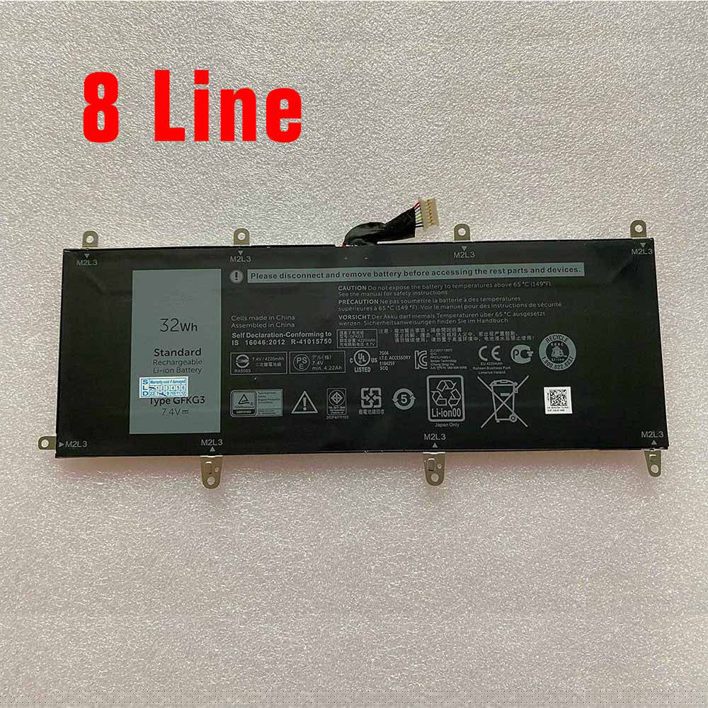 7.4V/ 8.7V 4220mAh/32WH DEll Venue 10 Pro (5056) Tablet Replacement Battery