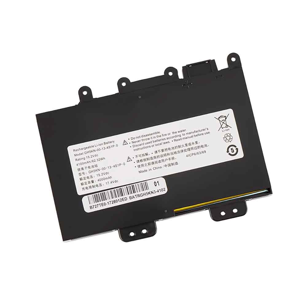 15.2V 4100mAh GH5KN-00-13-4S1P-0 Laptop Battery for Getac Mechrevo Z1 i7 7700HQ GTX1060