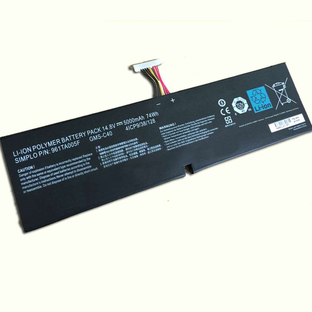 14.8V 5000mah GMS-C40 Laptop Battery for RAZER Blade Pro 17 RZ09-0099