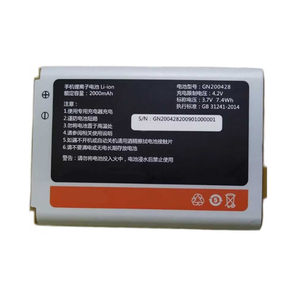 3.7V 2000mAh GN200428 Smartphone Battery for Gionee GN200428