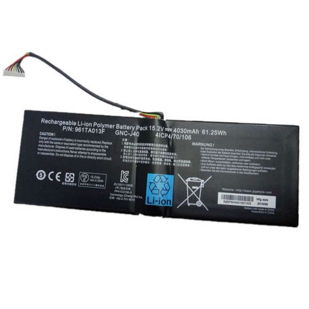 15.2V 4030mAh GIGABYTE GNC-J40 961TA013F Gaming Replacement Battery