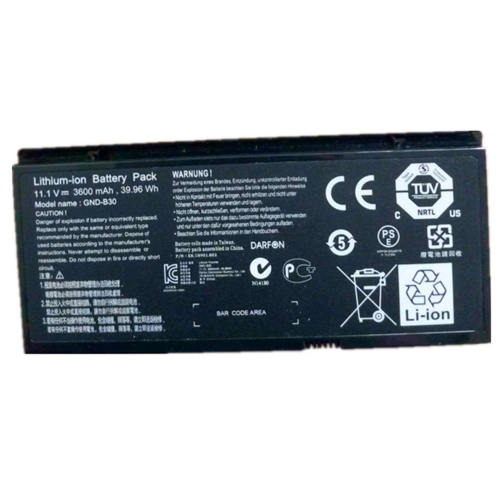 11.1V 3600mah GIGABYTE M1405 series Replacement Battery