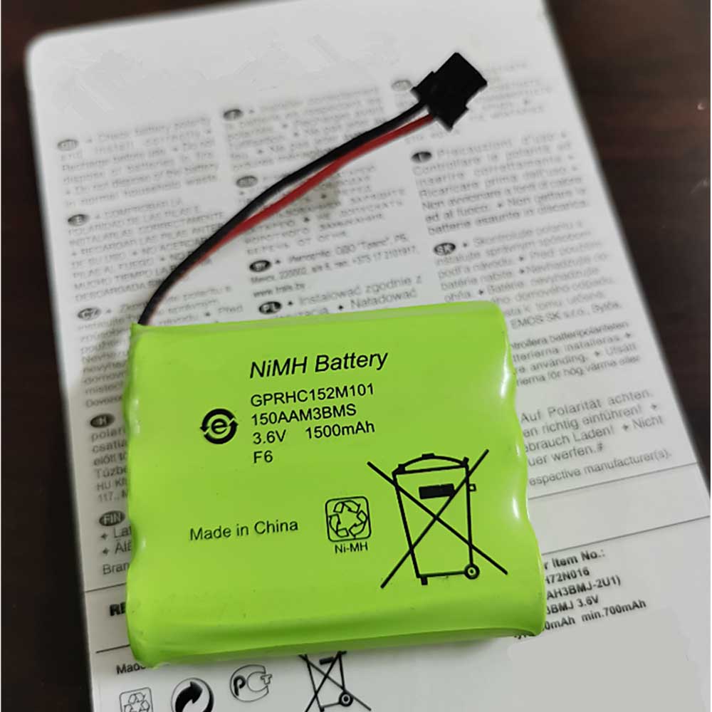 3.6V 1500mAh GPRHC152M101 Electronic Batteries for GP 150AAM3BMS