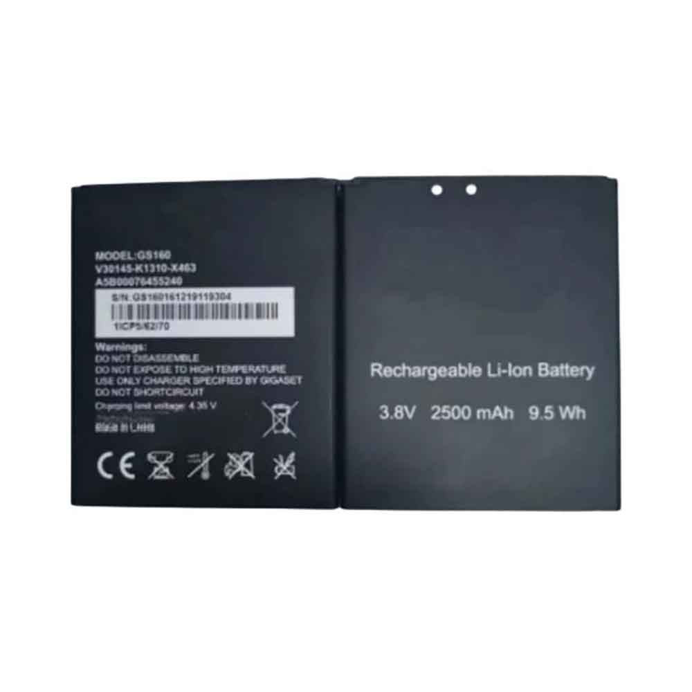 3.8V 2500mAh Gigaset GS160 Replacement Battery