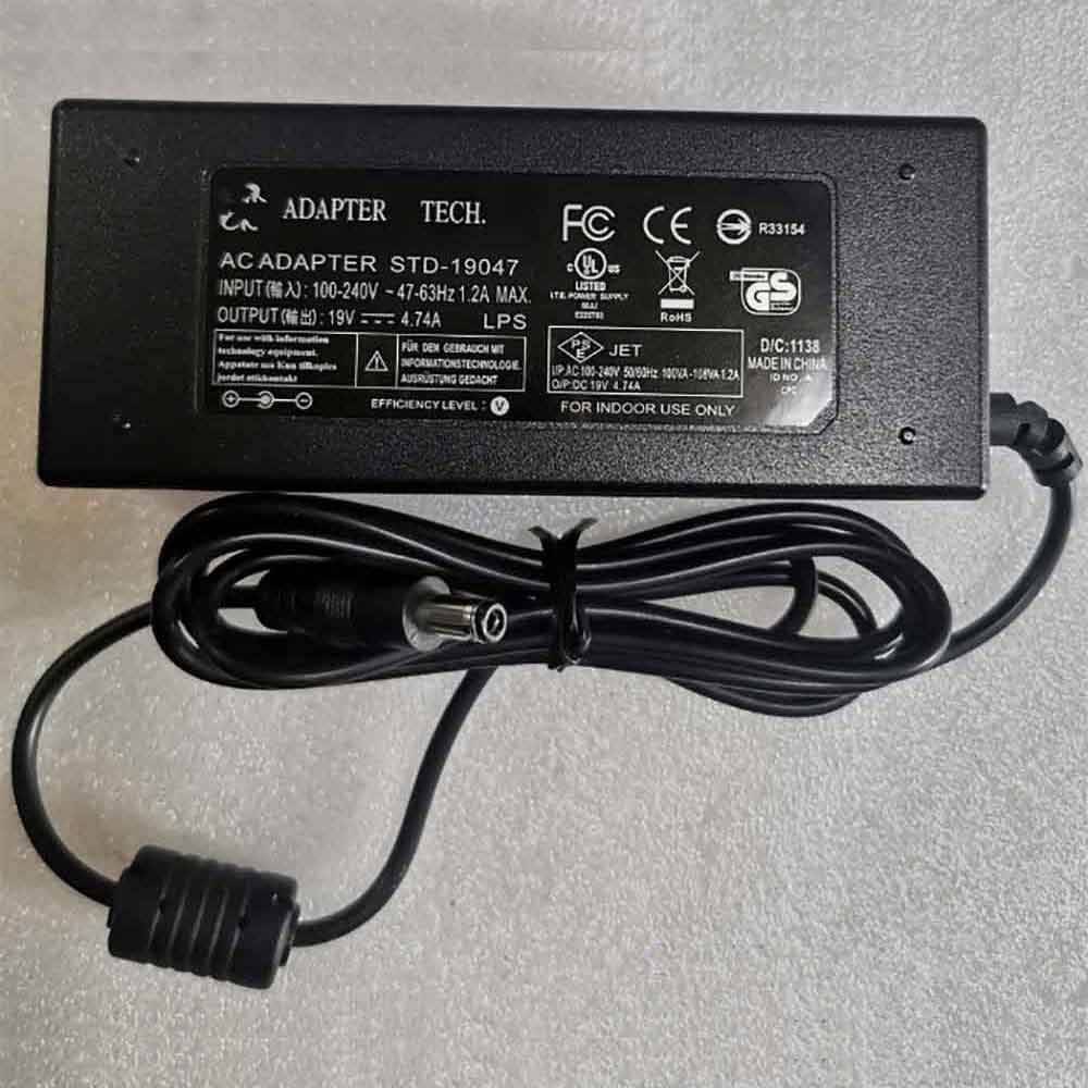 19V 4.74A 

90W 100-240V 1.5A 50-60Hz ADP-65DB Laptop Adapter for Asus K55V 

K55VD K55VD-DB51 K55VM